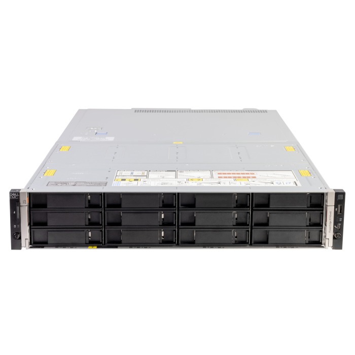 Server Dell PowerEdge R740xd2 24x3.5" with 2x Gold 6128, 256GB RAM, H730P, 8x 8TB SAS 12G 3.5", 2x10GbE SFP+, 2x PSU 750W AC, szyny, iDRAC9 Enterprise
