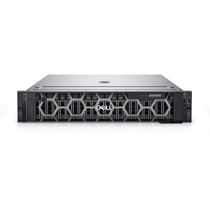 Server Dell PowerEdge R750 12x3.5" mit 2x Silver 4310, 64GB RAM-Speicher, H745, BOSS-S2 mit 2x Dell 480GB SSD SATA 6G M.2 2280 RI, 4x 3.2TB SSD SAS 12G MU 2.5", 4x10GbE SFP+, 2x Netzteil, Montageschienen, iDRAC 9