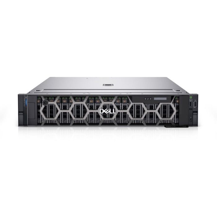 Server Dell PowerEdge R750 12x3.5" with 1x Silver 4309Y, 32GB RAM, H345, 2x 960GB SAS SSD 12G RI 2.5", 2x1GbE RJ45, 2x PSU, rails, iDRAC 9