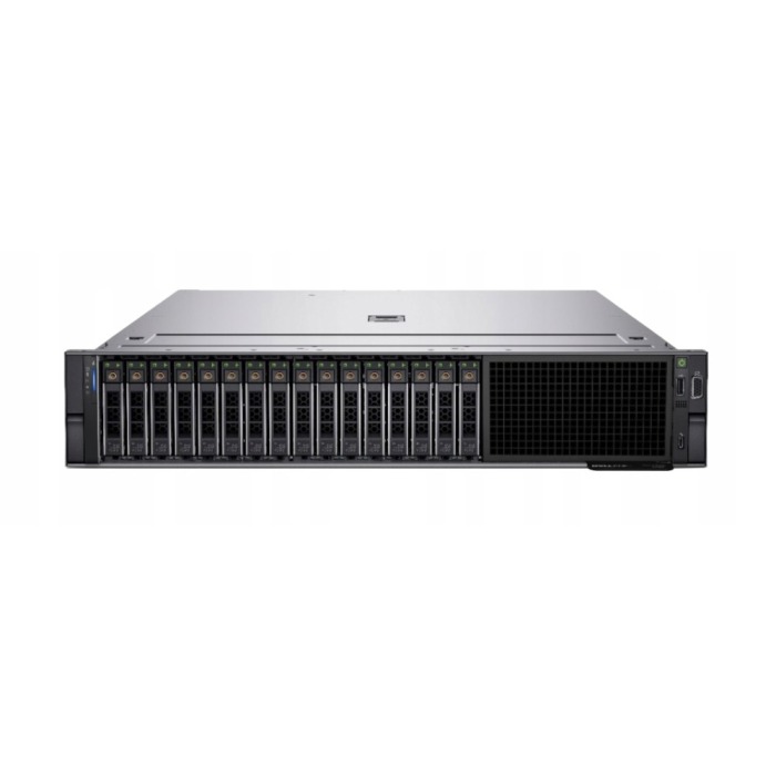 Server Dell PowerEdge R750 16x2.5" with 2x Gold 5318Y, 128GB RAM, H745, 2x 1.6TB SSD SAS 12G RI 2.5", 2x PSU, rails, iDRAC 9