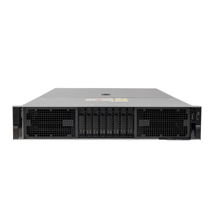 Server Dell PowerEdge R750xa 8x2.5" with 2x Gold 6338, 1024GB RAM, H755, BOSS-S2 z 2x Dell 480GB SSD SATA RI M.2, 4x 3.84TB SSD SAS 12G RI 2.5", 2x10/25GbE SFP28, 3x Nvidia L40S 48GB, 2x PSU, rails, iDRAC 9