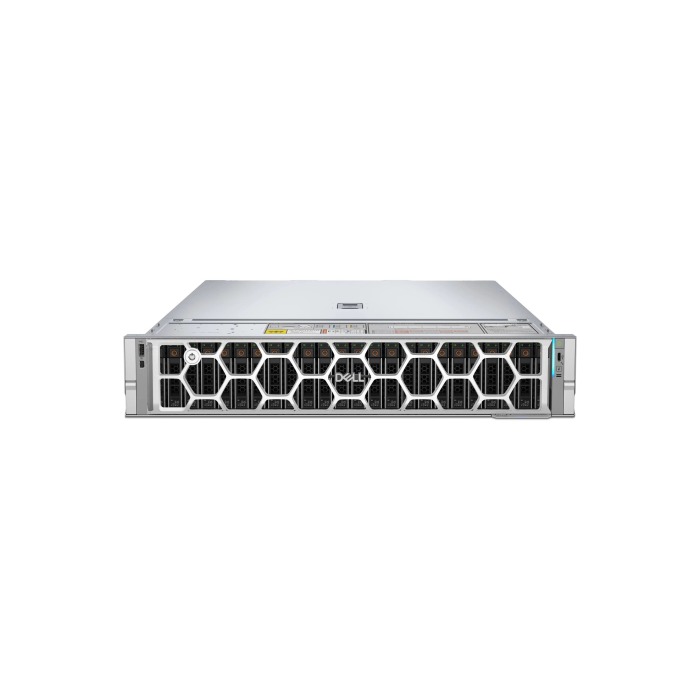 Server Dell PowerEdge R7625 24x2.5" (8xNVMe) with 2x EPYC 9845, 32GB RAM, 2x H965i, 2x 280GB SSD NVMe U.2 2.5", 2x25GbE SFP28, 2x PSU 3200W, rails, iDRAC10 Core