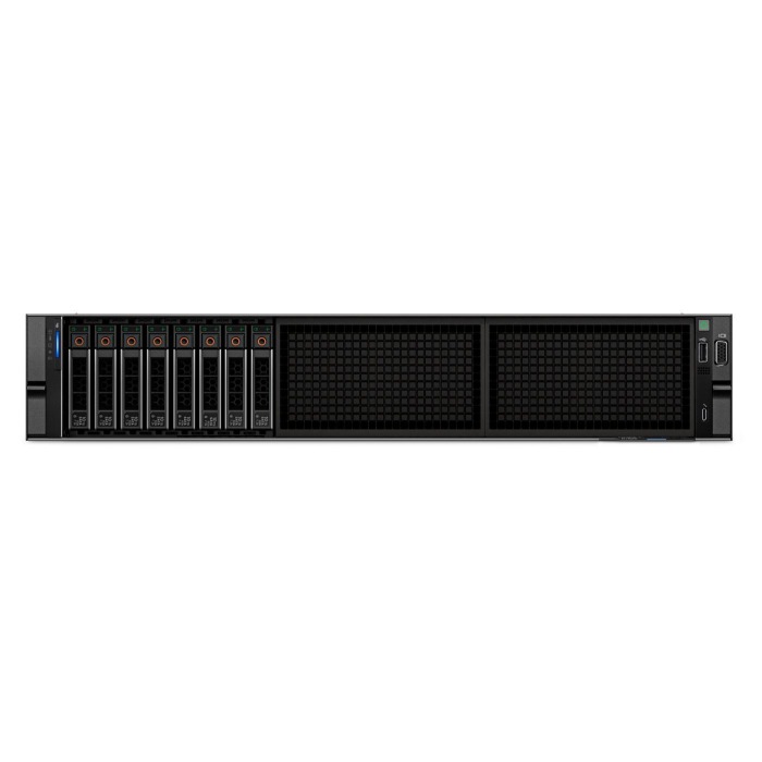 Server Dell PowerEdge R7625 8x2.5" mit 2x EPYC 9124, 64GB RAM-Speicher, H355, 2x10/25GbE SFP28, 2x Netzteil, Montageschienen, iDRAC9 Enterprise