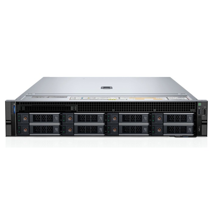 Server Dell PowerEdge R7625 8x3.5" mit 2x EPYC 9124, 32GB RAM-Speicher, H355, BOSS-N1 (2x Dell 960GB SSD NVMe M.2), 4x 4TB 7.2K SATA 6G 3.5", 2x10/25GbE SFP28, 2x Netzteil, Montageschienen, iDRAC9 Enterprise
