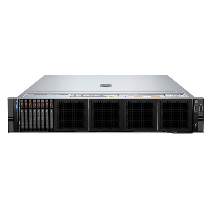 Server Dell PowerEdge R7625 8xE3.S mit 2x EPYC 9734, 512GB RAM-Speicher, BOSS-N1 (2x Dell 960GB SSD NVMe M.2), 2x 3.84TB E3.S NVMe, 4x25GbE SFP28, 2x Netzteil, Montageschienen, iDRAC9 Enterprise