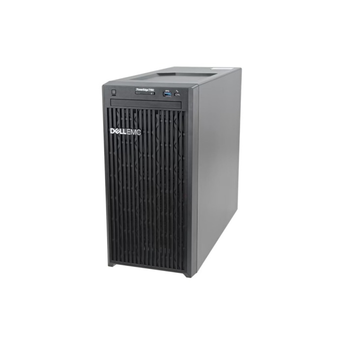 Server Dell PowerEdge T150 mit 1x E-2378, 32GB RAM-Speicher, Karta BOSS-S1 z , 2x Dell 480GB SSD SATA 6G M.2 2280 RI, 2x10GbE SFP+, 1x Netzteil, 
