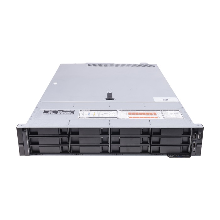 Server Dell R540 12x3.5" mit 2xSilver 4116, 32GB RAM, H730P, 2x480GB SATA 2.5", 2x1GbE, 2xPSU, Schienen, iDRAC 9 Enterprise
