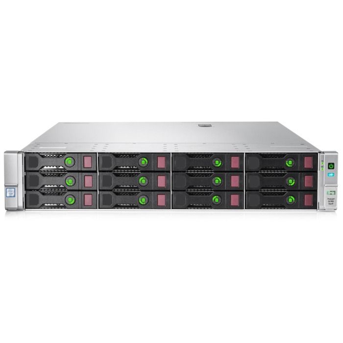 Server HPE DL380 G9 12x3.5" with 2xE5-2623 v3, 32GB, P840, 2x960GB SSD SATA 2.5", 2xPSU, Rails, iLO Advanced