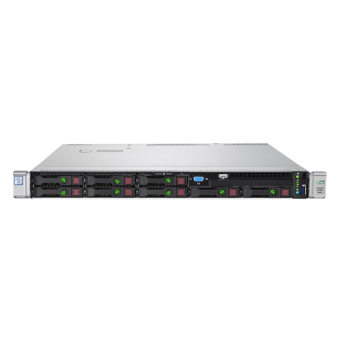 Server HPE ProLiant DL360 Gen9 8x2.5" mit 2x E5-2699 v3, 32GB RAM, P840, 2x HPE 480GB SSD SATA 2.5", 2x PSU, schienen und befestigungsteile, iLO 4