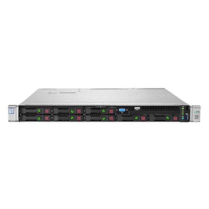 Server HPE ProLiant DL360 Gen9 with 2x E5-2623 v4, 32GB RAM, 2x HPE 480GB SSD SATA 6G 2.5", 2x PSU, Rails, iLO 4