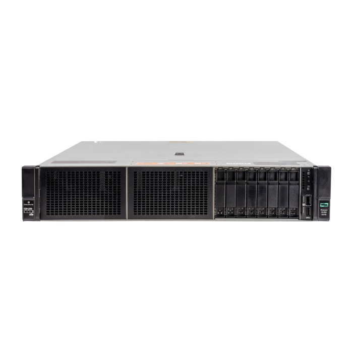 Server HPE ProLiant DL380 Gen10 mit 2x Gold 6130, 32GB RAM, P408i-a, 2x HPE 960GB SSD SATA 2.5", 2x PSU, schienen, iLO 5