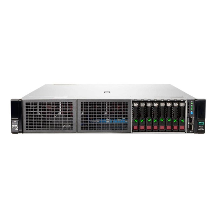 Server HPE ProLiant DL385 Gen10 Plus 8x2.5" mit 1x EPYC 7742, 128GB RAM-Speicher, E208i-p, 2x Netzteil, Montageschienen, iLO Advanced