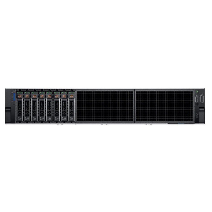 Serwer Dell PowerEdge R550 8x2.5"mit 2x Silver 4310, 32GB RAM, H355, 2x 480GB SSD SATA 2.5", 2x PSU 600W, Montageschienen, iDRAC9 Enterprise