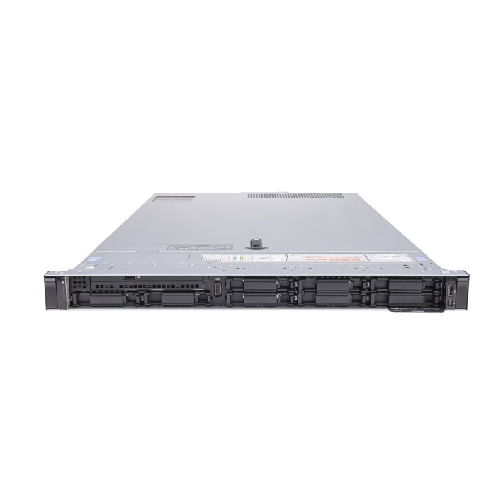 Serwer Dell PowerEdge R640 8x2.5" mit 1x Gold 6128, 32GB RAM, H730p, 2x 300GB SAS 2.5", 4x1GbE, 2x PSU 750W, Montageschienen, iDRAC9 Enterprise