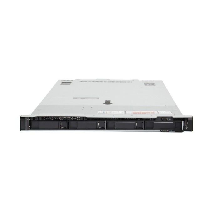 Serwer Dell PowerEdge R6525 4x3.5"mit 2x EPYC 7252, 64GB RAM, H755, 2x 960GB SSD SATA 2.5", 4x1GbE, 2x PSU 1400W, Montageschienen, iDRAC9 Enterprise