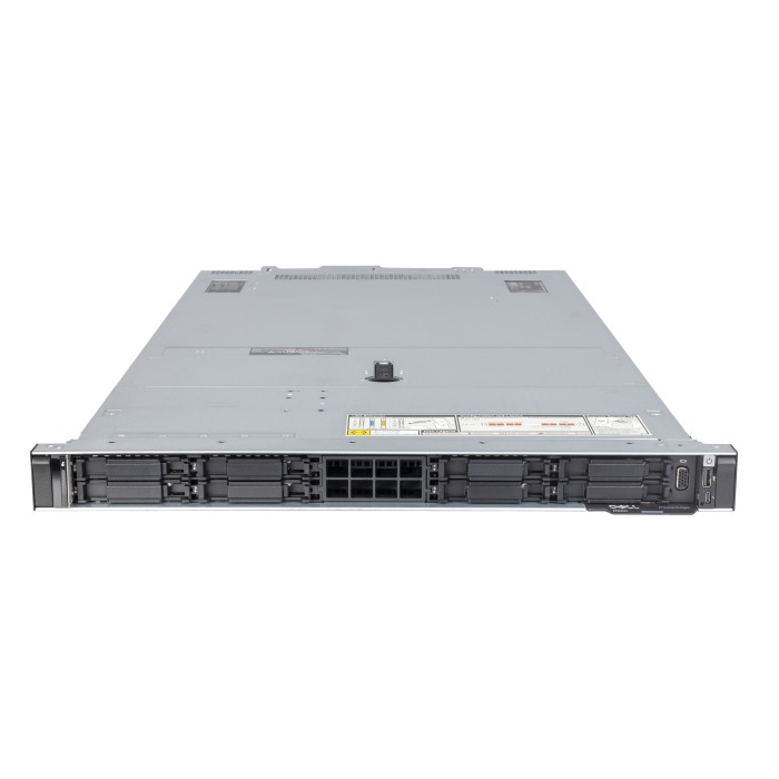 Serwer Dell PowerEdge R660 8x2.5" mit 2x Silver 4410Y, 64GB RAM, H755, 2x 960GB SSD SAS 12G RI 2.5", 2x PSU 1400W, Montageschienen, iDRAC9 Enterprise