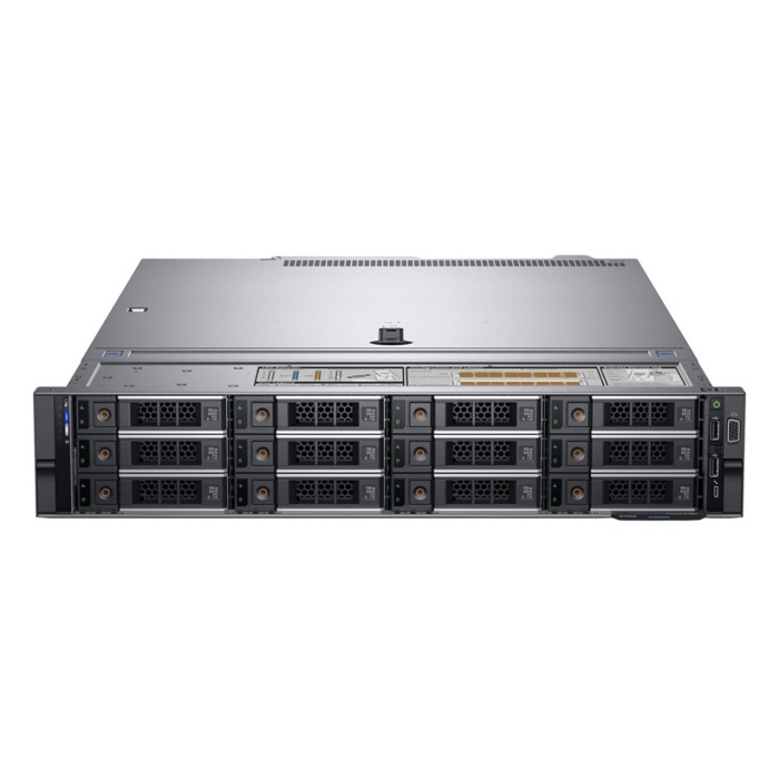 Serwer Dell PowerEdge R7425 12x3.5"mit 2x EPYC 7451, 128GB RAM, H730P+, 2x 960GB SSD SATA 2.5", 2x1GbE LOM, 2x PSU 1100W, Montageschienen, iDRAC9 Enterprise