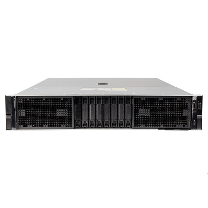 Serwer Dell PowerEdge R760xa 8x2.5" mit 2x Platinum 8568Y+, 512GB RAM, H755, 2x 480GB SSD SATA 2.5", 6x 3.84TB SSD SAS 12G RI 2.5", 2x10/25GbE SFP28, 3x Nvidia A40 48GB, 2x PSU 3200W, Montageschienen, iDRAC9 Enterprise