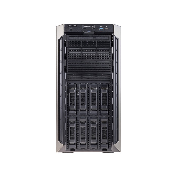 Serwer Dell PowerEdge T340 8x3.5"mit 1x E-2124, 16GB RAM, H730p, 2x 480GB SSD SATA 2.5", 2x PSU 495W, iDRAC9 Enterprise