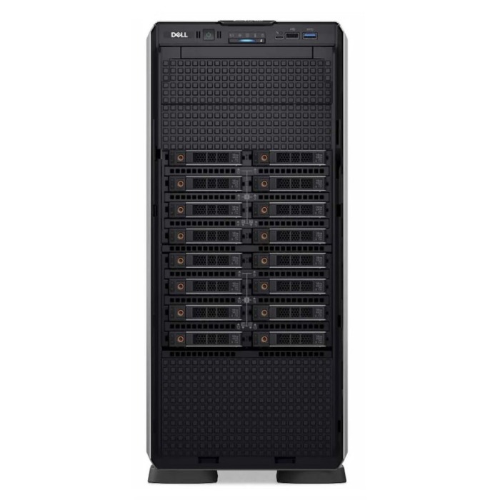 Serwer Dell PowerEdge T550 16x2.5"mit 2x Gold 5315Y, 32GB RAM, BOSS-S2mit 2x 480GB Dell SSD SATA RI M.2, 2x10GbE SFP+, 2x PSU 1100W, iDRAC9 Enterprise