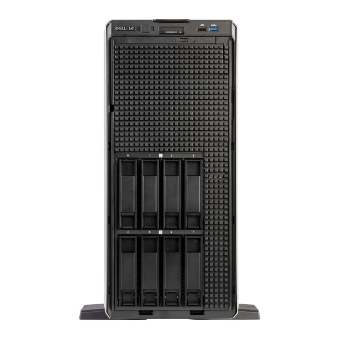 Serwer Dell PowerEdge T550 8x3.5"mit 2x Gold 5315Y, 32GB RAM, BOSS-S2mit 2x 480GB Dell SSD SATA RI M.2, 2x10GbE SFP+, 2x PSU 1100W, iDRAC9 Enterprise