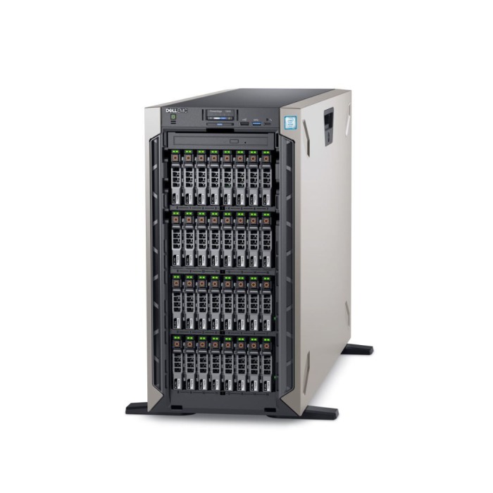 Serwer Dell PowerEdge T640 32x2.5"mit 2x Silver 4110, 32GB RAM, H730p, 2x 960GB SSD SATA 2.5", 2x PSU 750W, iDRAC9 Enterprise