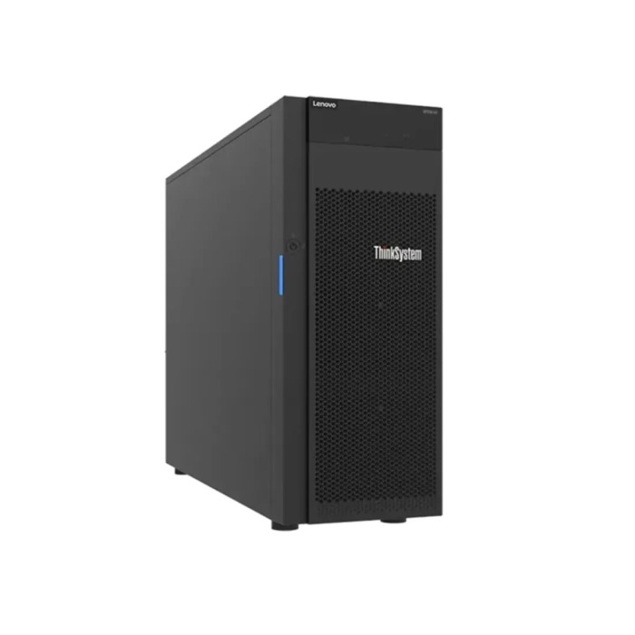 Serwer Lenovo ThinkSystem ST250 v2 4x3.5" mit 1x E-2314, 32GB RAM, 9350-8i, 2x 480GB SSD SATA 2.5", 2x 10TB SAS 3.5", 1x Quadro T1000 8GB, Abdeckung, 2x PSU, XClarity