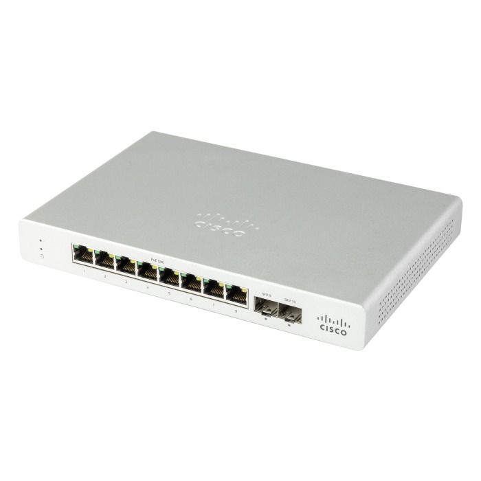 Switch Cisco Meraki MS120-8LP 2x1GbE SFP 8x1GbE PoE+, NO PSU