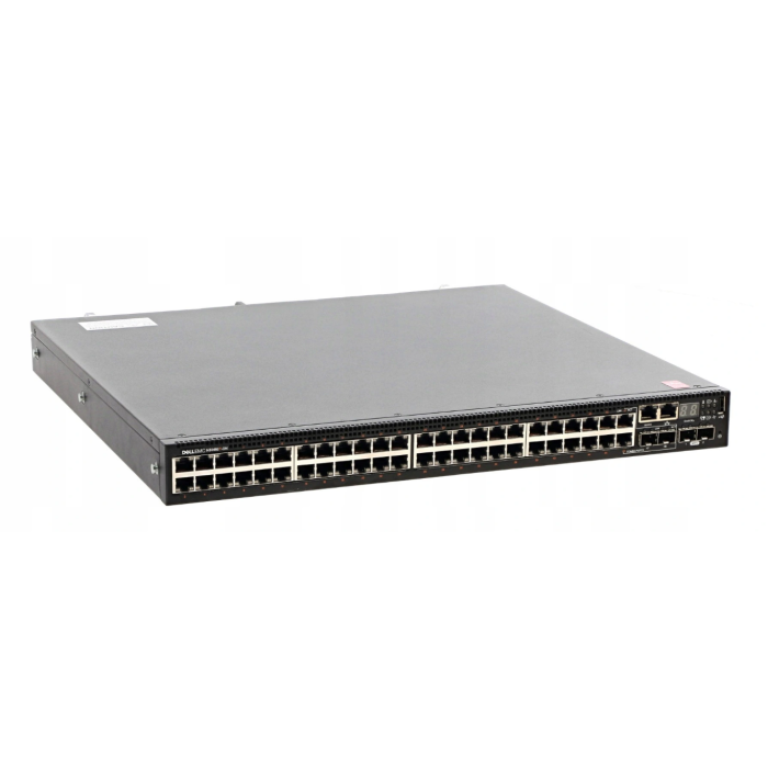 Switch Dell Networking N3048EP-ON 48x1GbE PoE+ 2x10GbE SFP+ F2R Normal Flow, 1xPSU, 1xWentylator