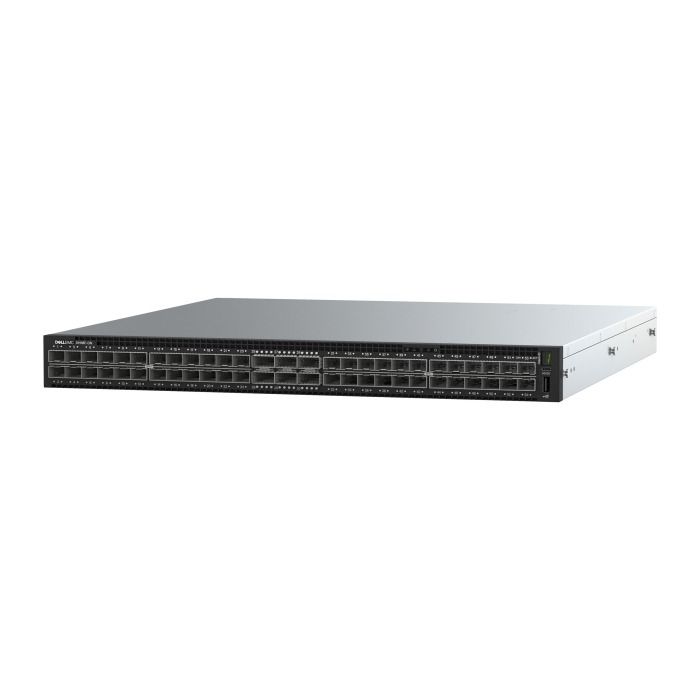 Switch Dell Networking S4148F-ON 48x10GbE SFP+ 2x40GbE QSFP+ 4x100GbE QSFP28 R2F Reverse Flow 2xPSU, 4xFan, rails