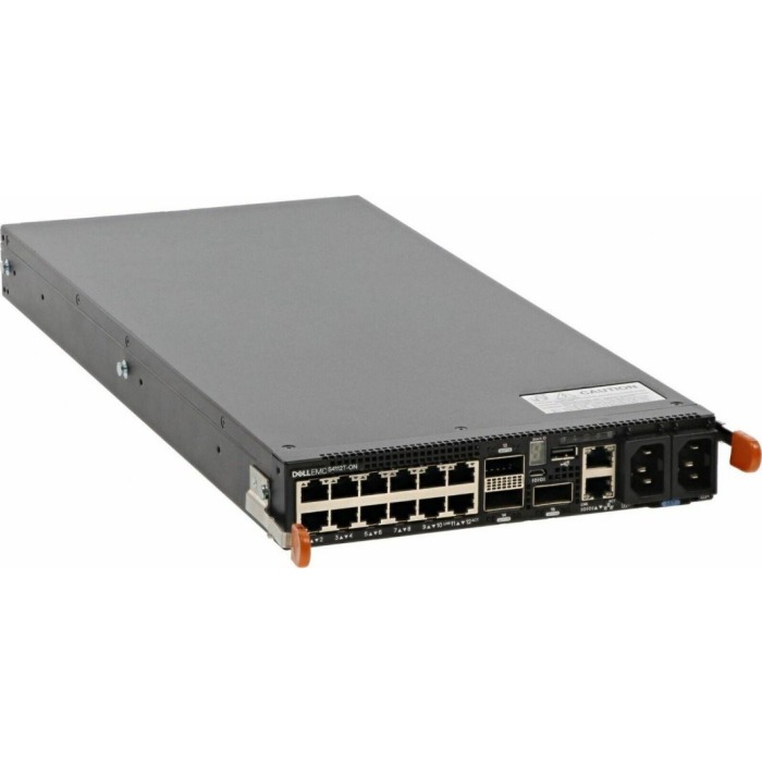 Switch Dell S4112T-ON 12x10GbE BASE-T 3x100GbE QSFP28 F2R Normal Flow