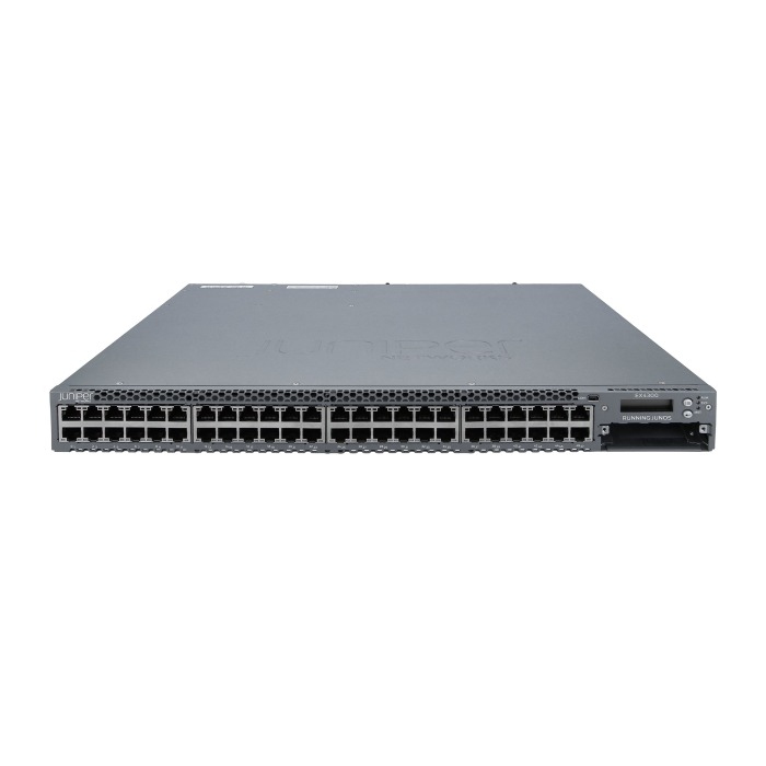 Switch Juniper Networks EX4300-48T 48x1GbE BASE-T 4x40GbE QSFP+ F2R Normal Flow, 1x Netzteil, 2x Lüfter