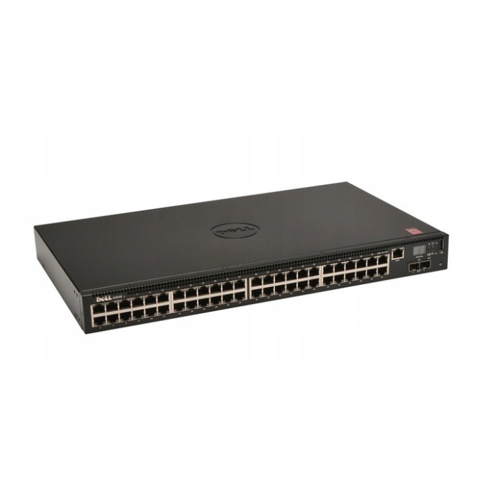 Verteiler Dell Networking N2048 2x10GbE SFP+ 48x1GbE RJ45 F2R