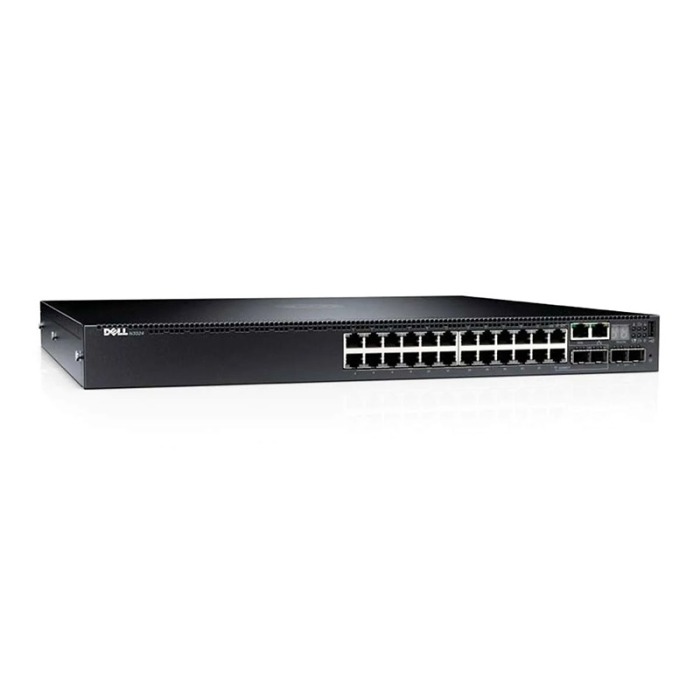 Verteiler Dell Networking N3024P 24x1GbE PoE 2x10GbE SFP+ F2R
