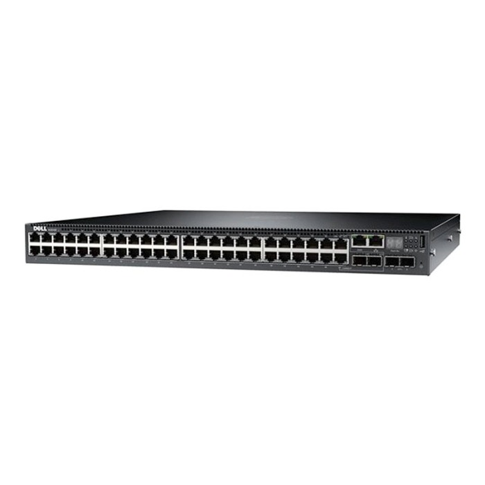 Verteiler Dell Networking N3048ET-ON 2x10GbE SFP+ 48x1GbE RJ45 F2R 