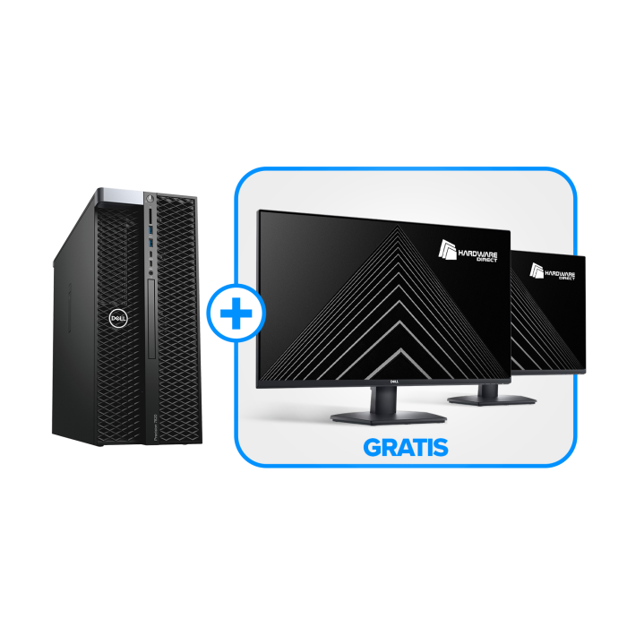 Workstation Dell Precision T7920 4x3.5" with 2x Platinum 8276, 128GB RAM, 1x 1TB SSD NVMe 2280 M.2, 1x PSU, 