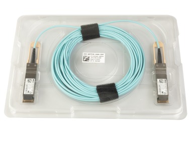 AOC Kabel Dell SFF-8665 QSFP28 100GbE bis SFF-8665 QSFP28 100GbE 10m XFDRT