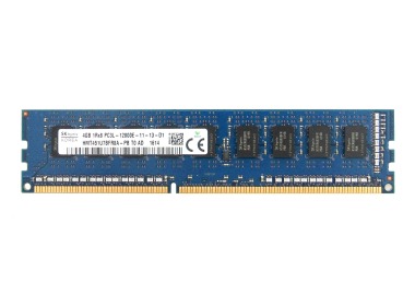 Arbeitsspeicher Hynix 4GB 1Rx8 PC3L-12800E DDR3 UDIMM ECC HMT451U7BFR8A-PB