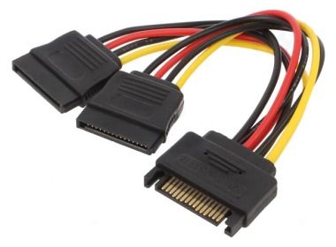 Cable Gembird CableExpert 1xSATA-2xSATA CC-SATAM2F-01
