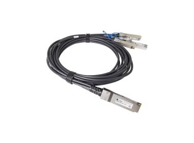 DAC cable SFF-8636 QSFP28 100GbE to 4xSFF-8402 SFP28 25GbE 2M