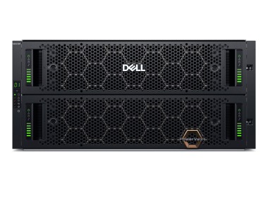Dell PowerVault Disk-Array ME5084mit 2x iSCSI (10/25GbE SFP28) controller, 40x 1.92TB SSD SAS4, 10x 8TB HDD SAS, 2x PSU 2200W, Montageschienen, Abdeckung