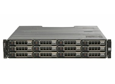 Disk-Array Dell PowerVault MD3200, 2xEMM, 2x Netzteil AC, Schienen