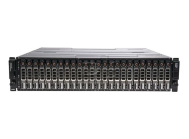 Disk-Array Dell PowerVault MD3220 mit 2x Kontroler do macierzy Dell PowerVault MD3200 SAS, 12x Dell 1TB SAS 2.5" , 2x PSU, schienen und befestigungsteile