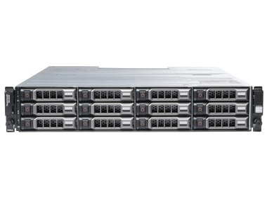 Disk-Array Dell PowerVault MD3600f mit 2x Dell PowerVault MD3600F FC, 12x Dell 600GB 15K SAS 2.5", 2x PSU, schienen und befestigungsteile