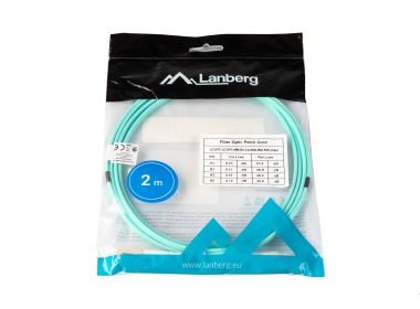FC Patchcord Lanberg MM LC/UPC-LC/UPC DUPLEX 3.0MM OM4 50/125 LSZH 2m FO-LULU-MD31-0020-TQ