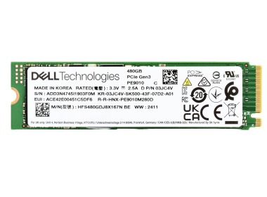Festplatte Dell 480GB SSD NVMe PCIe 3.0 M.2 2280 TLC RI 3JC4V