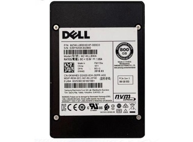 Festplatte Dell 800GB SSD PCIe NVMe PCIe 3.0x4 U.2 2.5" MLC MU KWH83