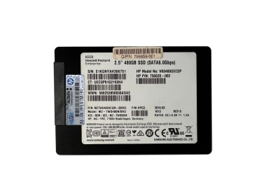 Festplatte HPE 480GB SSD SATA 6G 2.5" AES-256 756620-002