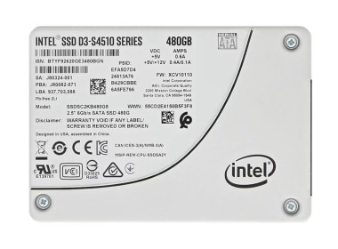 Festplatte Intel D3-S4510 480GB SSD SATA 6G 2.5" SSDSC2KB480G8