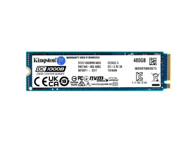 Festplatte Kingston 480GB SSD NVMe PCIe 3.0 M.2 2280 3D TLC NAND RI SEDC1000BM8/480G